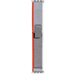 Bigben Trail-Armband für Apple Watch 42-44-45-49 mm (gewebtes Nylon), Uhrenarmband, Rot