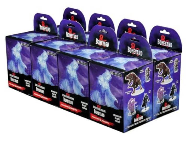 Wizkids D&D Icons of The Realms: Boneyard 8ct backstein (Set 18) DnD Miniaturen Halloween