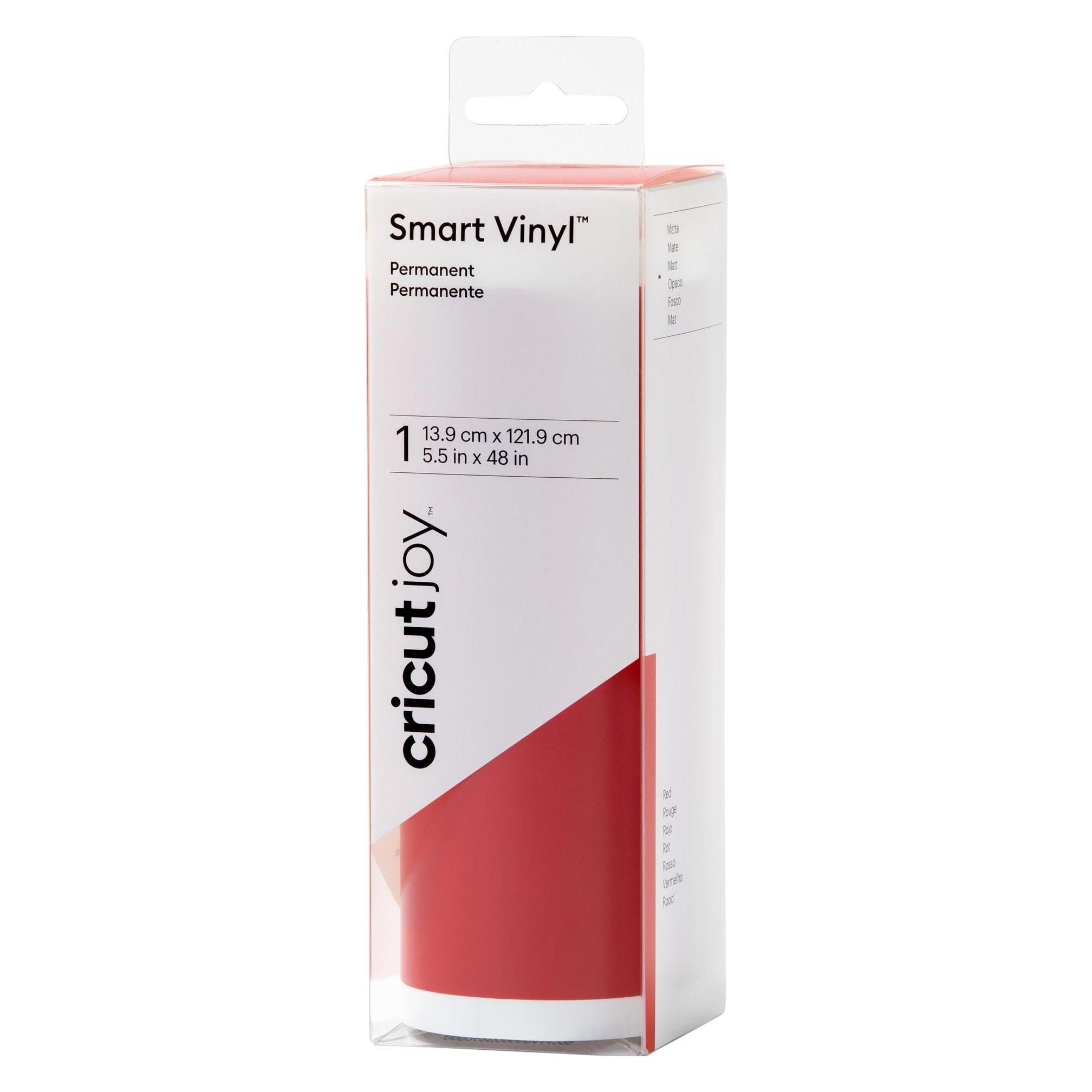 Cricut Vinylfolie permanent 13,9 cm x 121,9 cm rot (2009835)