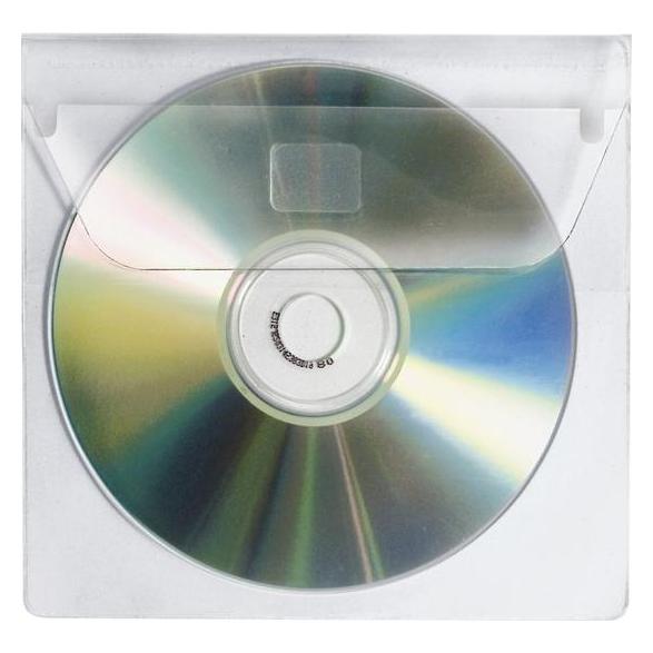 Veloflex CD/DVD Hülle Masse: 137 x 125 mm (B x H) Werkstoff: Polypropylen (2259000)