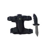 Black Line Messer - Titanium