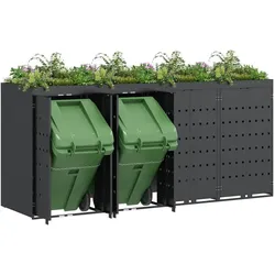 vidaXL, Gartenhaus + Gartenschrank, Nawonina (Blumenkübel Oberteil)
