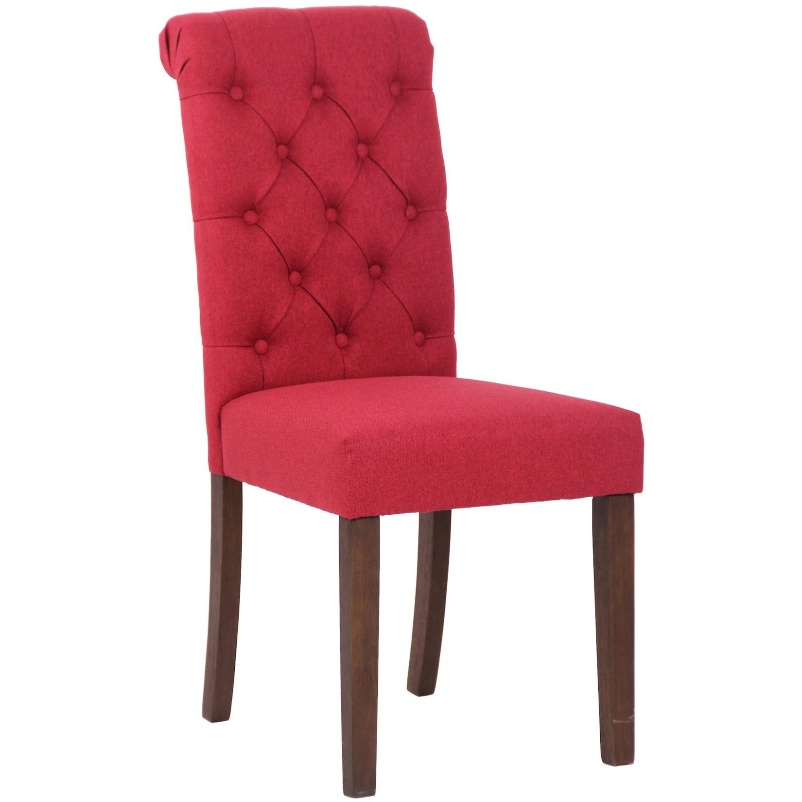 CLP Esszimmerstuhl Lisburn I Samt I Stoff I Polsterstuhl Gesteppt Chesterfield Design