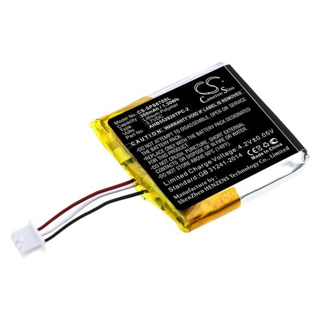 NoName Battery for Sennheiser GSP 670 etc (SPS670SL)