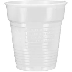 MONOUSO - Weißer PS Kunststoffbecher für Verkaufsautomaten 165ml  (100 Stück)