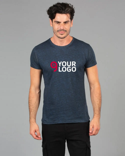 T-shirt uomo Ibiza Man, 100% cotone fiammato, fashion fit Personalizzate o neutre JRC