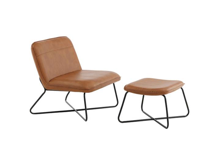 Livetastic Sesselset, Braun, Schwarz, Metall, 78x71x75 cm, Wohnzimmer, Sessel, Sonstige Sessel