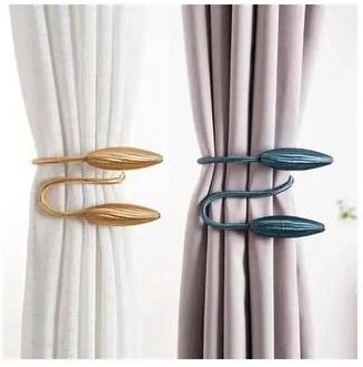 Youfap Market Punching free Curtain Buckle, Simple Tying Rope, Household Convenience grey