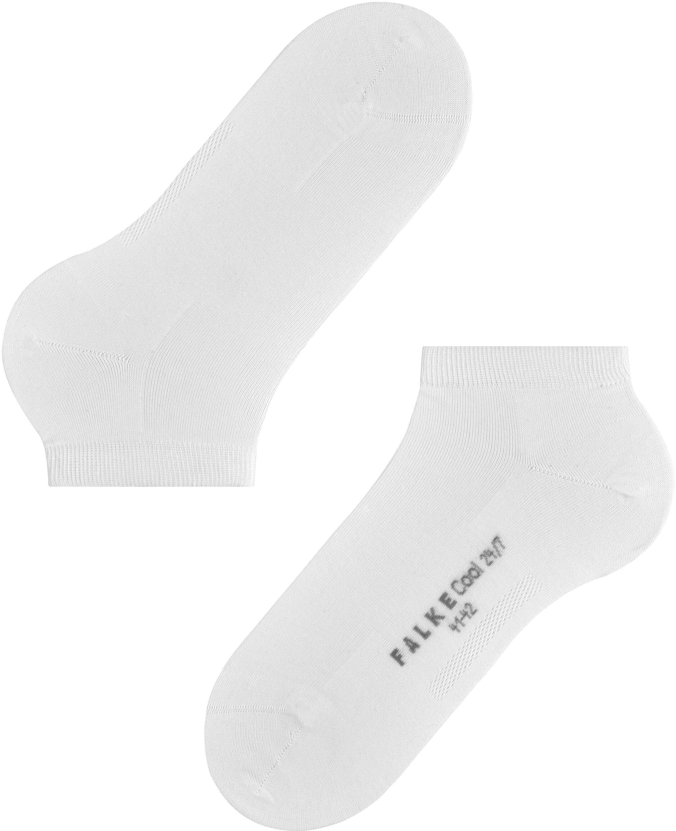 Sneakersocken FALKE, Herren, Gr. 39-40, weiß, Obermaterial: 83% Baumwolle, 15% Polyamid, 2% Elasthan, Socken Sneakersocken