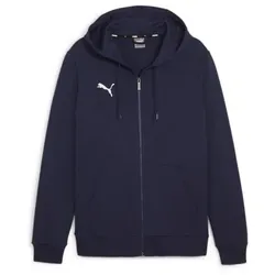Puma teamGOAL Casuals Full - Zip Hoodie Herren - navy - S
