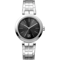 DKNY Downtown Midi Silver Stainless Steel DK1L045M0045 - schwarz,silber - 32mm