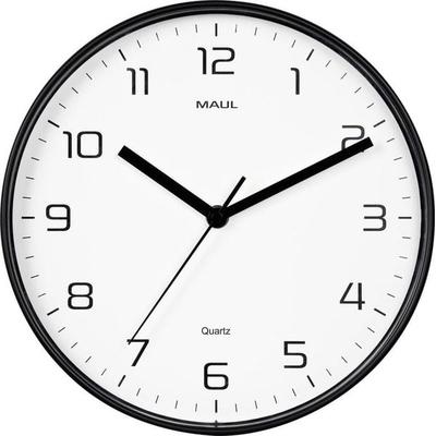 Maul 9051690 Quarz Wanduhr 25cm x 40mm Schwarz