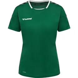HUMMEL Fußball - Teamsport Textil - Trikots Authentic Poly Trikot kurzarm Damen, Größe XS in Grün Grün