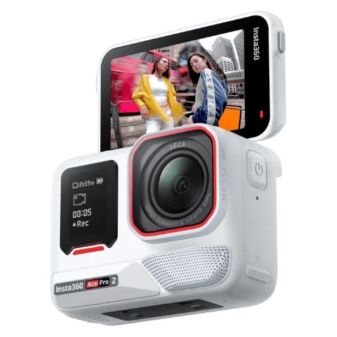 Insta360 Ace Pro 2 (Arctic White) Xplorer Bundle (Moonlight Silver) (WLAN) (6977644765890)