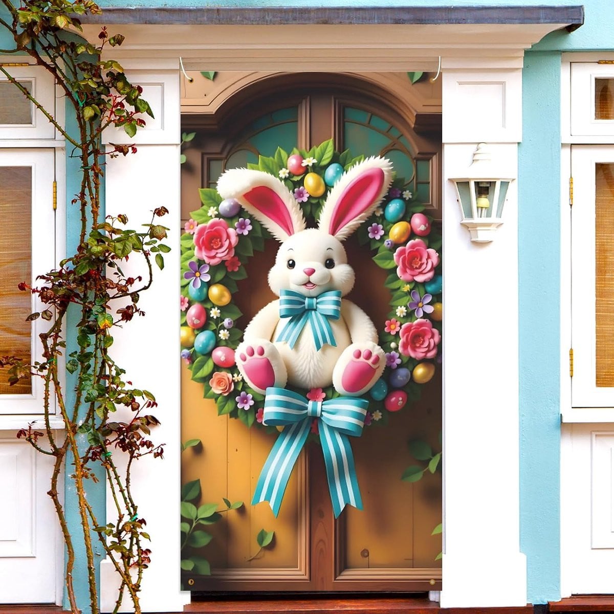 Easter deurdecoratie hangende lente decoratie Merry Easter banner