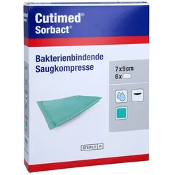 CUTIMED Sorbact Saugkompressen 7x9 cm