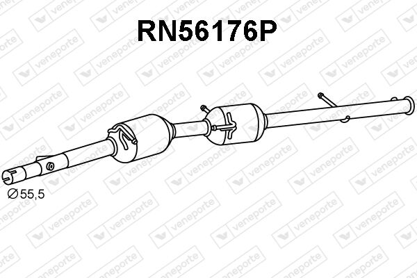 Veneporte Scr-Katalysator Rn56176p Für Opel Nissan Renault Alfarome/fiat/lanci