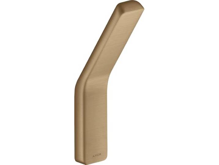 hansgrohe AXOR Universal Accessoires enkele haak, 42801140, Kleur: Brushed Bronze