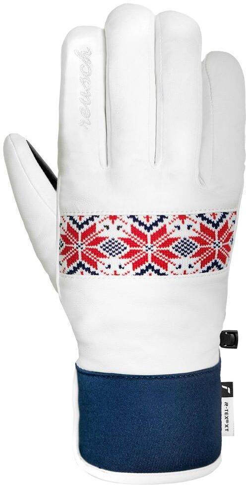 Reusch  - Charlize R-Tex® Xt White Dress Blue Fire Red - 7 - Gant de ski