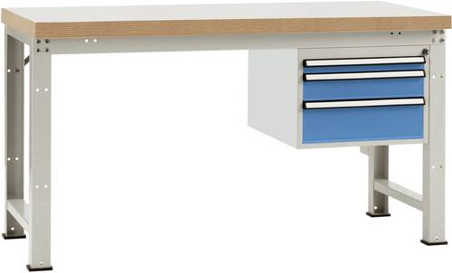 Manuflex WP5417.5012 Werkbank Licht-Blau (RAL 5012)