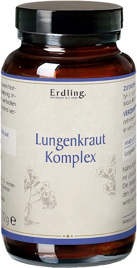Lungenkraut Komplex Msm Nac Vegan Kapseln Erdling 120stk