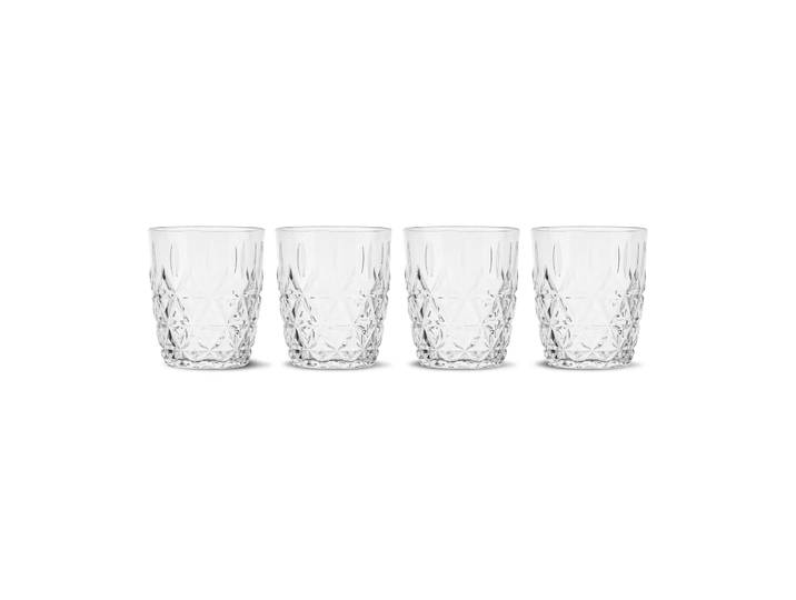 Sagaform Verre à eau 28 cl Picknick Juni lot de 4 Clair