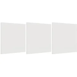 3 x TÜREN MALAX 3D FRONTEN FÜR WÜRFELREGAL MALAX 3x3 H TIP-ON WEISS