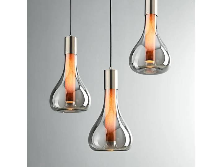 Lustre en verre design italien pour table de salle à manger, lampe de chevet LED pour chambre à coucher, lampe d'ambiance pour hôtel, décoration lumineuse
