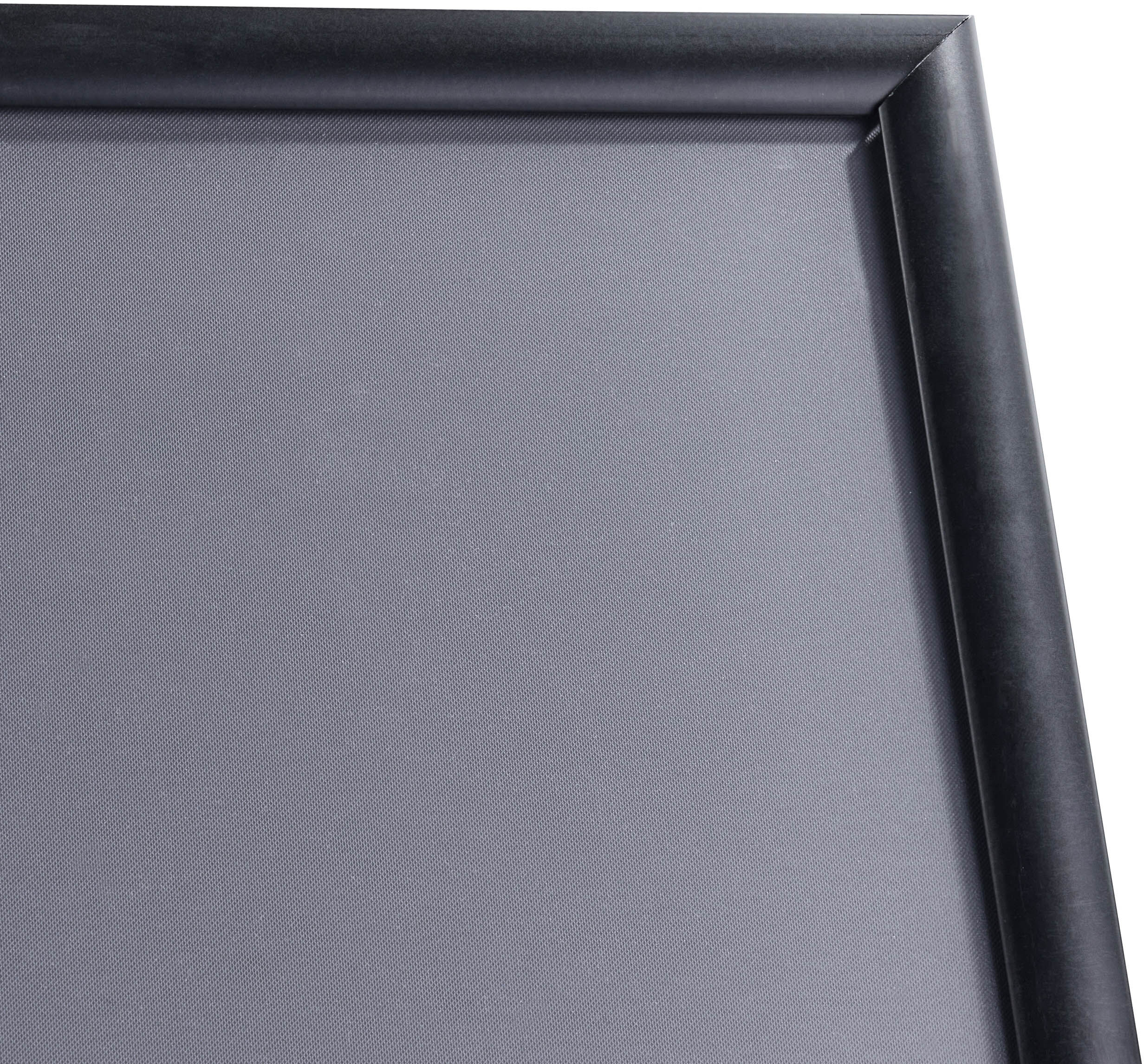 SPRINTIS Présentoir sur pied, A2 noir, aluminium