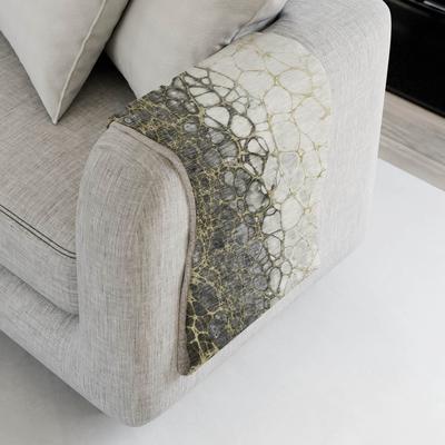 Addison Rugs Premium Machine Washable Abstract Sherpa Throw Blanket