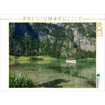 CALVENDO Puzzle Salet: Boot in der Spiegelung | 1000 Teile Lege-Größe 64x48cm Foto-Puzzle für glückliche Stunden