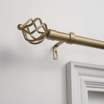 Porch & Den Freret 1-inch Curtain Rod and Finial Set