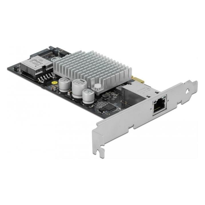 Delock Netzwerkkarte 1x RJ45, 10Gbps mit PoE+ Unterstützung (Mini PCI Express) (90434)