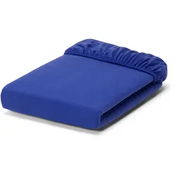 Tchibo - Jersey-Spannbettlaken - dunkelblau