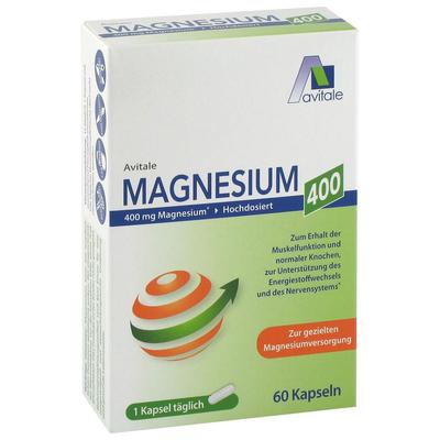 Magnesium 400 mg Kapseln 60 St