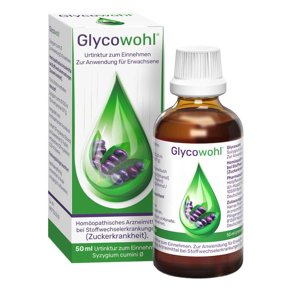 Heilpflanzenwohl GmbH Glycowohl® pflanzliche Tropfen bei Diabetes und Blutzucker 13749314