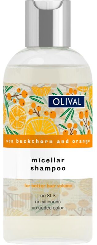 Olival Micellar Sea Buckthorn and Orange shampoing micellaire pour donner du volume et de la brillance 250 ml
