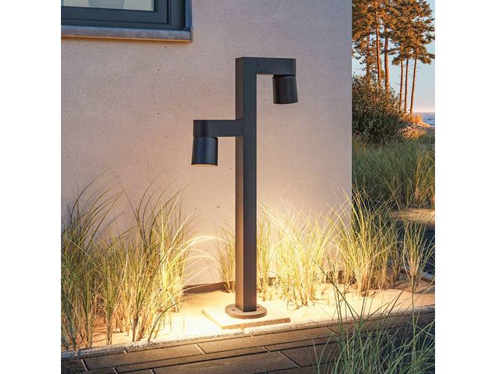 Kimu Außen Pollerleuchte 3000K 2x8W SWR Anthrazit - Paulmann - Modern - Aluminium - Mehrflammig