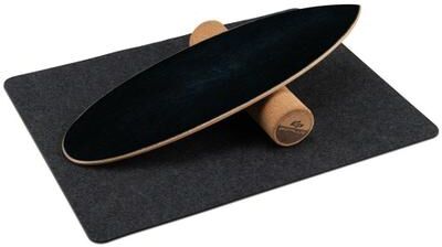 Costway Balance Board Trainer for Core Strength-Black