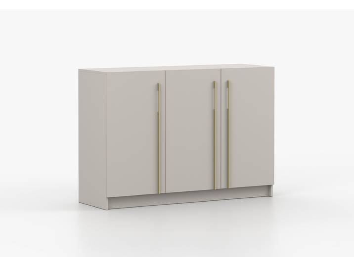 Kommode ROSA 3D II 134 cm Kaschmir Kaschmir Gold