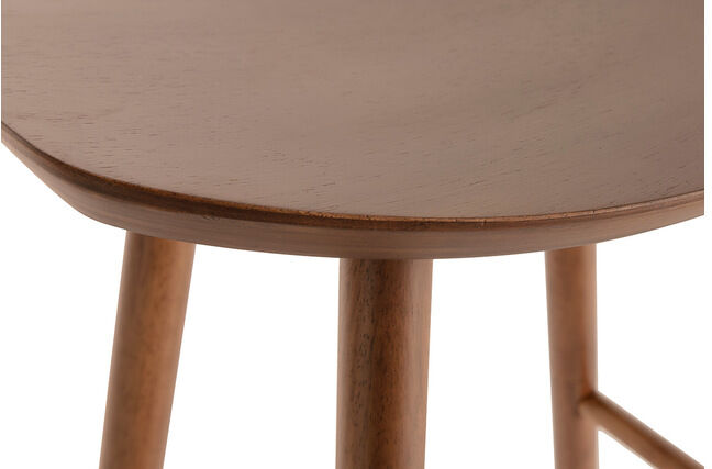 Miliboo Design-Barhocker Nussbaum 65cm DEMORY
