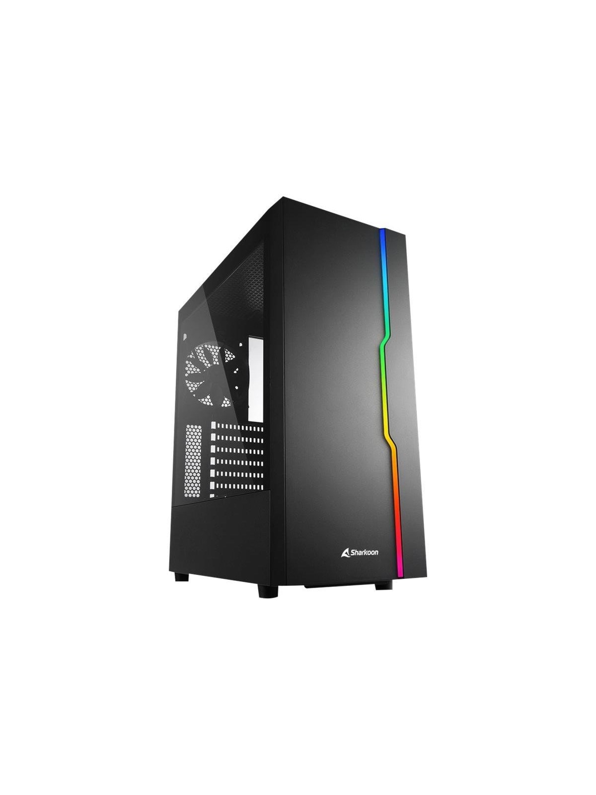 Sharkoon RGB Slider - MDT - ATX - Gehäuse - Tower - Schwarz