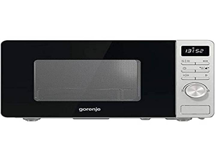 Gorenje MO 20 A4X Mikrowelle mit Grillfunktion/ ChildLock/ AquaClean/ TouchControl/ SmartDisplay/ Auftaufunktion/ 11 Automatikprogramme/ 5 Leistungsstufen/ 20l/ 1000W/ Edelstahl