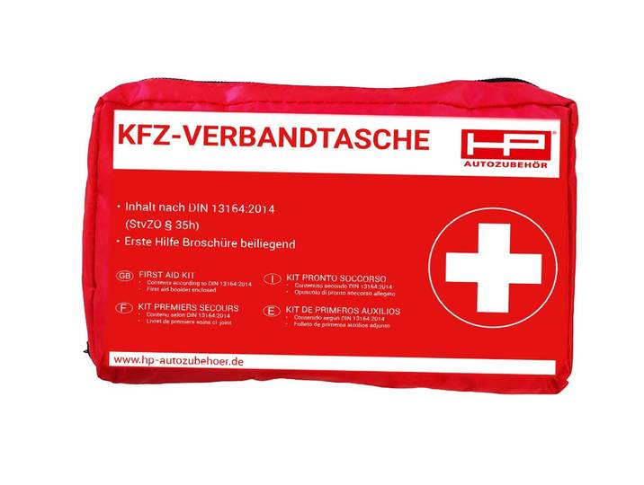 Erste-Hilfe-Set Verbandtasche 11-tei , rot, Erste-Hilfe-Sets, Erste-Hilfe-Set