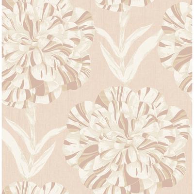 Seabrook Designs Augustine Floral Unpasted Wallpaper
