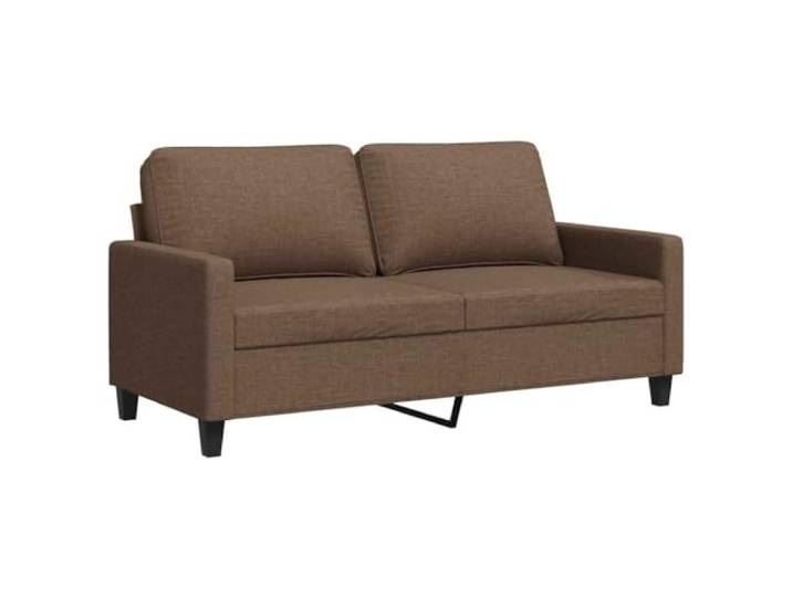 vidaXL 2-Sitzer-Sofa Braun 140 cm Stoff