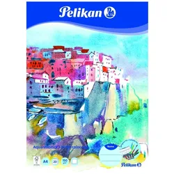 Pelikan, Heft + Block, Aquarellblock (C4, Blanko, Kein Einband)