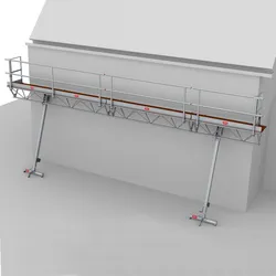 Altrex Modulare Dreiecksbühne Euro 4-6 mit Handwinde MTB 6m lang
