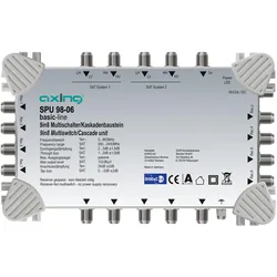 Axing SPU98-06 Multischalter-Kaskadenbaustein, 9 Ein-/Ausgänge, 8 Teilnehmer, 5-2400 MHz, 24 dB SPU09806 SPU 98-06