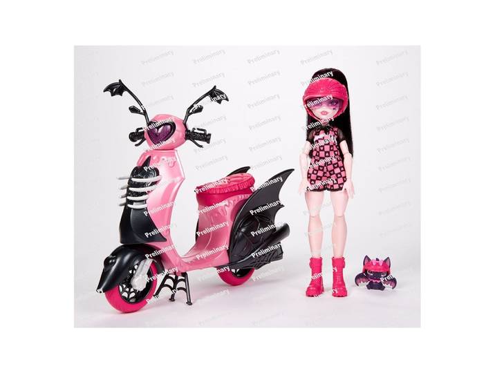 Monster High Coffret Draculaura et son scooter